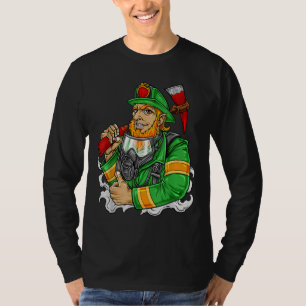 T-shirt Pompier de la Saint-Patrick