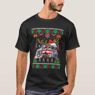 T-shirt Pompier de Noël Amer pompier pompier pompier pompi