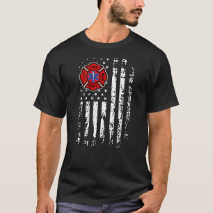 T-shirt Pompier EMT Pompier EMS Équipement de pompier Drap