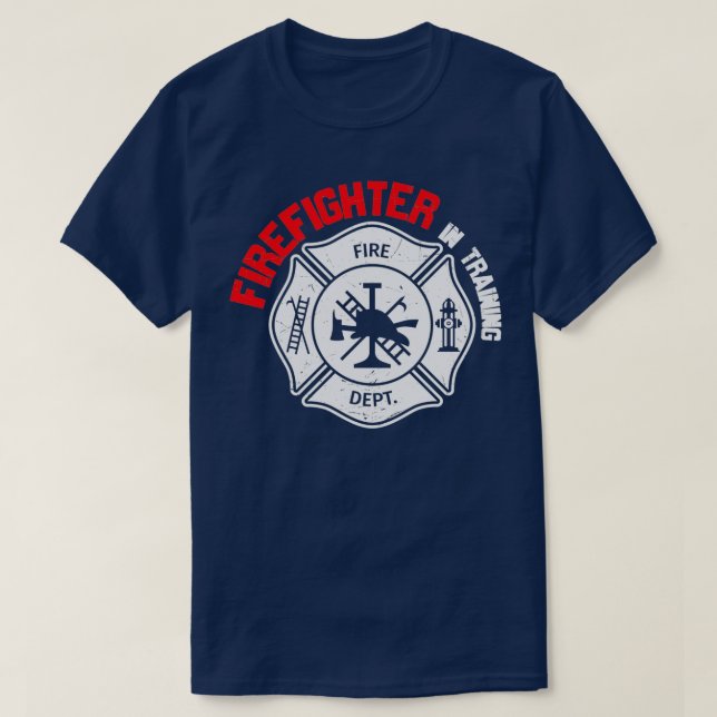 T-shirt Pompier En Formation (Design devant)