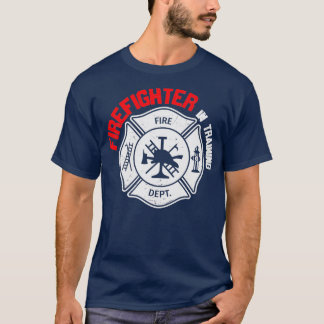 T-shirt Pompier En Formation