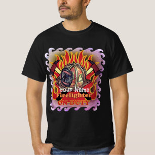 T-shirt pompier en service