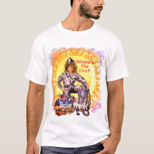 T-shirt pompier féminin
