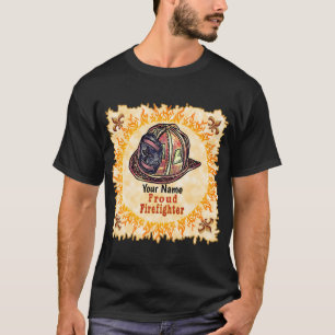 T-shirt pompier fier
