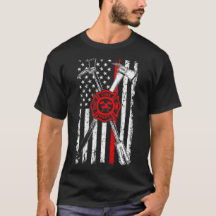 T-shirt Pompier Fils Cadeaux Patriotiques Ax Halligan Minc