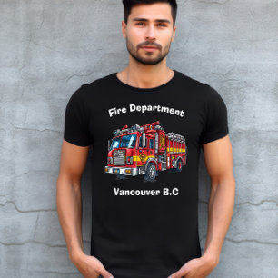 T-shirt Pompier héroïque à la ville d'urgence