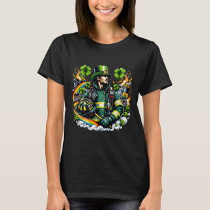 T-shirt Pompier Jour de la Saint Patrick Hommes Pompiers i