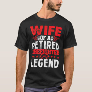 T-shirt Pompier retraité femme pompier retraite