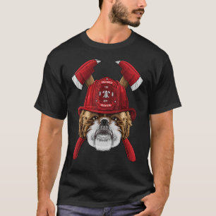T-shirt Pompier Shih Tzu Fireman Boys Enfants Secourt ince