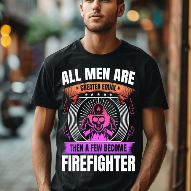 T-shirt Pompier soutient le droit à l'égalité (Créateur téléchargé)