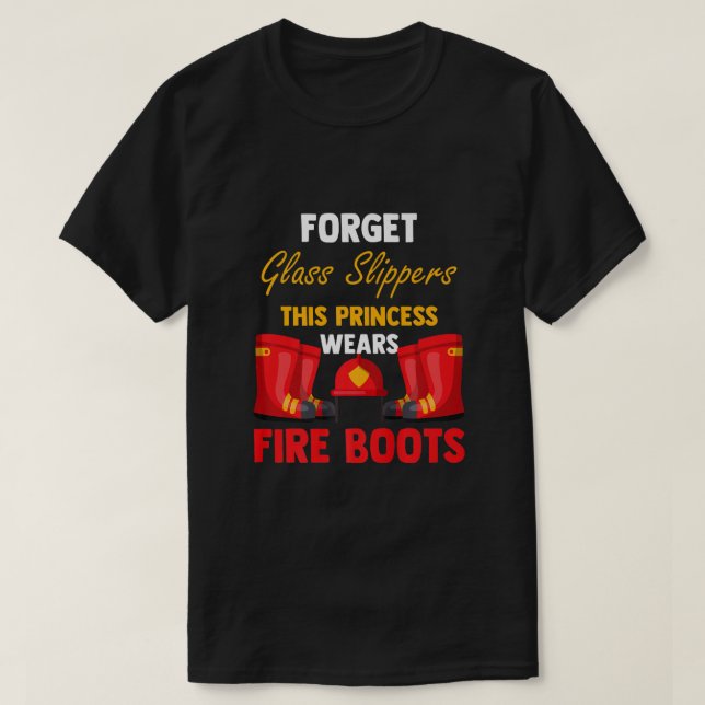 T-shirt Pompiers Femmes Héros Femme Pompier Femmes Pompier (Design devant)