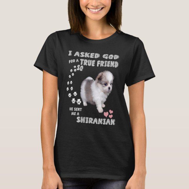 T-shirt Pomshi Chien Maman, Chih Pom Papa Costume, Cute Sh (Devant)