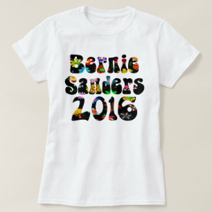 T-shirt Ponceuses 2016 de flower power Bernie