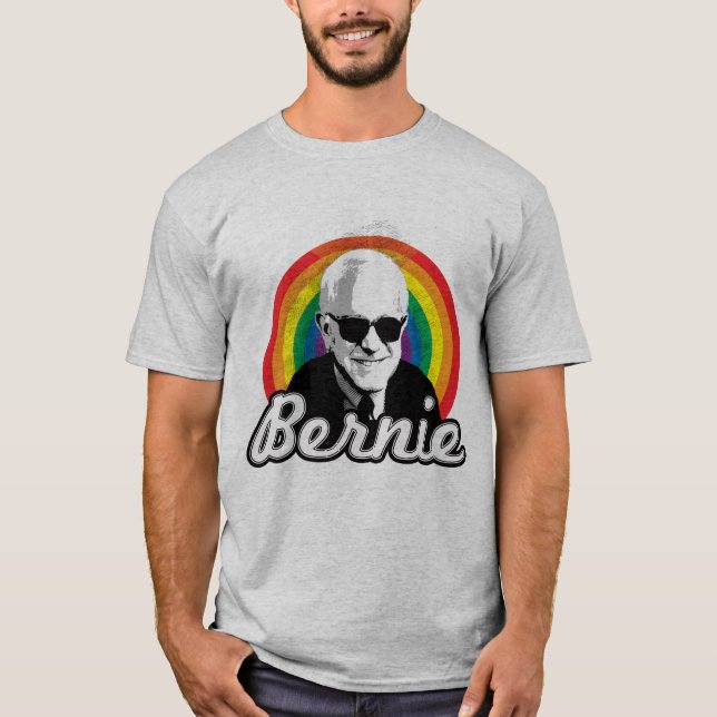 T-shirt Ponceuses de Bernie d'arc-en-ciel 2016 - Bernie (Devant)