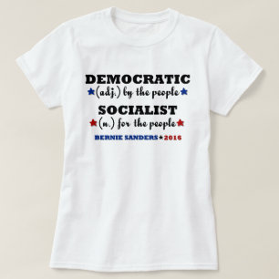 T-shirt Ponceuses socialistes Democratic de Bernie