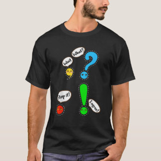 T-shirt Ponctuation de grammaire amusante Enseignant angla