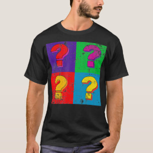 T-shirt Ponctuation grammaticale Marqueurs de question Ret
