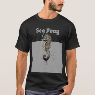 T-shirt Poney de mer