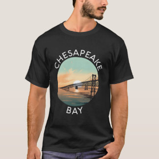 T-shirt Pont Chesapeake Bay Maryland Annapolis Kent Isla