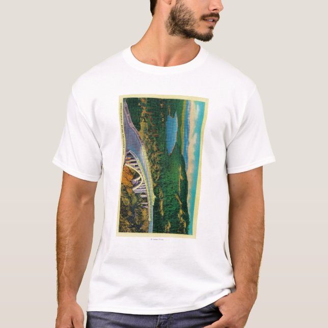 T-shirt Pont commémoratif de Donner et (Devant)