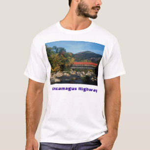 T-shirt Pont couvert d'Albany de route de Kancamagus