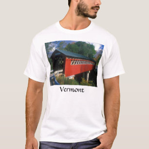 T-shirt Pont couvert du Vermont