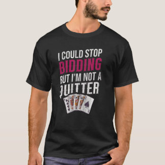 T-shirt Pont De Jeu Carte Pour Un Joueur De Pont