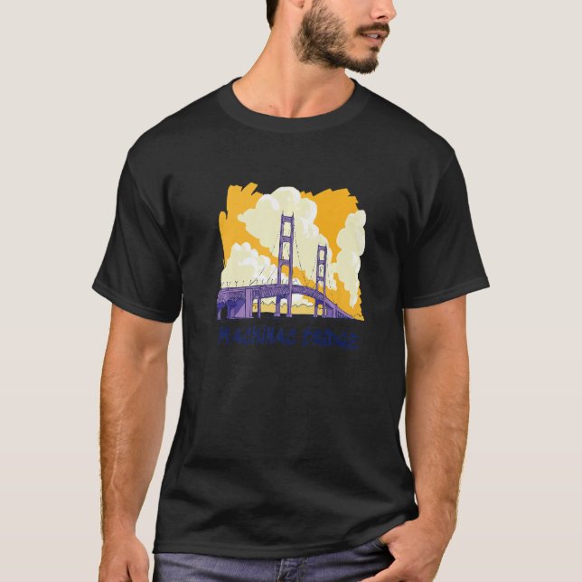 T-shirt Pont de Mackinac (Devant)
