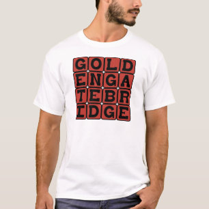 T-shirt Pont du Golden Gate, monument de San Francisco