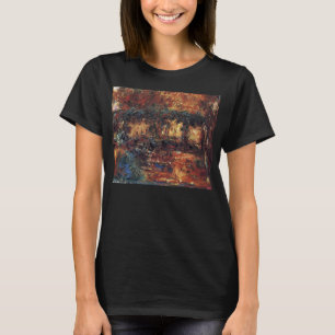 T-shirt Pont japonais par Claude Monet, Beaux-Arts Vintage