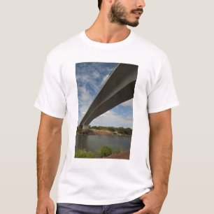 T-shirt Pont reliant la Guyane au Brésil sur le Takutu