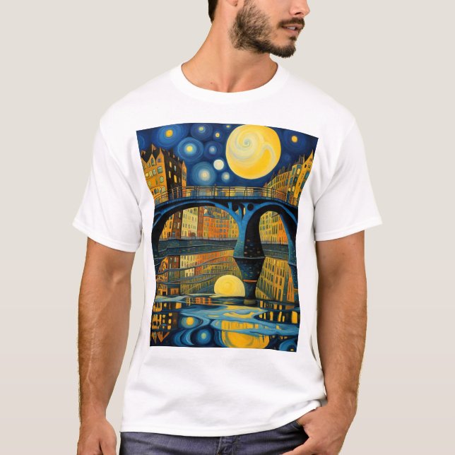 T-shirt Pont sous le clair de lune 7 (Devant)