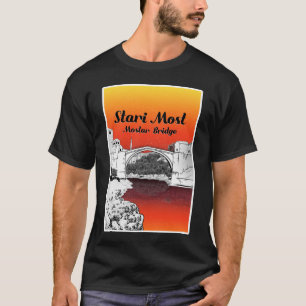 T-shirt Pont Stari Most Mostar Bosnie-Herzégovine