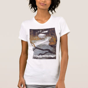 T-shirt Pont sur un cours d'eau gelé par Alexandra Cook