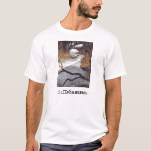 T-shirt Pont sur un cours d'eau gelé par Alexandra Cook