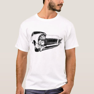 T-shirt Pontiac 1965 Grand prix dans le blanc