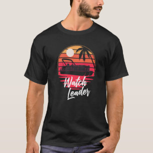 T-shirt Pontoon Bateau Correspondant Rangs Pontoon Crew Wa