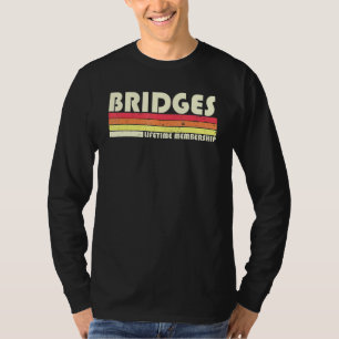T-shirt Ponts Nom de famille Retro Vintage 80s 90s Anniver