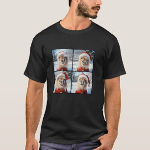 T-shirt Pony Santa Hat Animal Photographie Pony Lover Chri