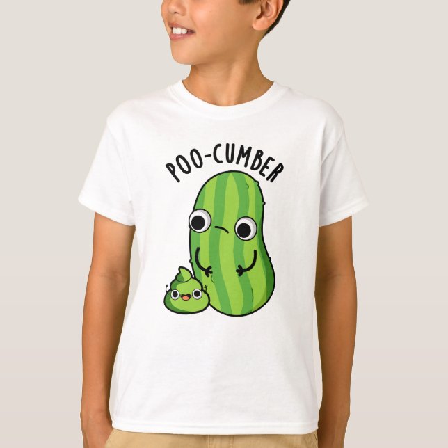 T-shirt Poo-concombre Funny Concombre Pun (Devant)
