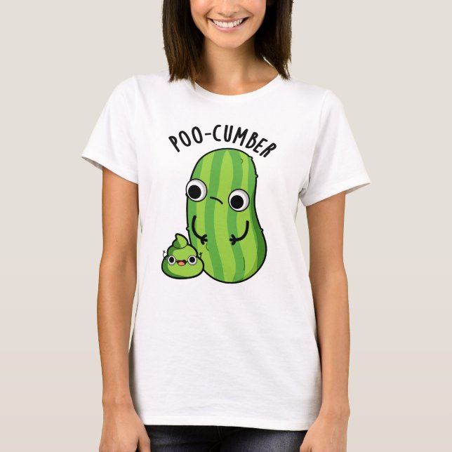 T-shirt Poo-concombre Funny Concombre Pun (Devant)
