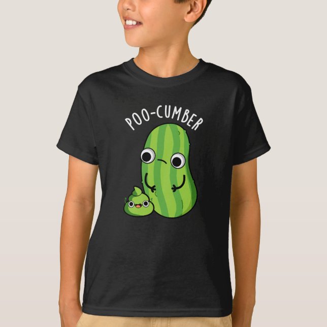 T-shirt Poo-concombre Funny Concombre Pun de Concombre Dar (Devant)
