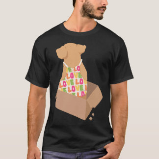 T-shirt Poodé dans une boîte