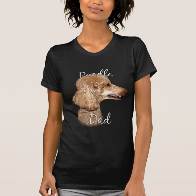 T-shirt Poodle (abricot) Papa 2 (Devant)