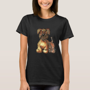 T-shirt Poodle Chien bouclé Apricot Poodle Chien animal de