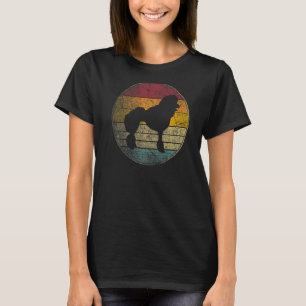 T-shirt Poodle Chien Retro Style Vintage les années 70 80s