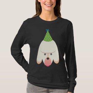 T-shirt Poodle de fête