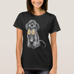 T-shirt Poodle gris