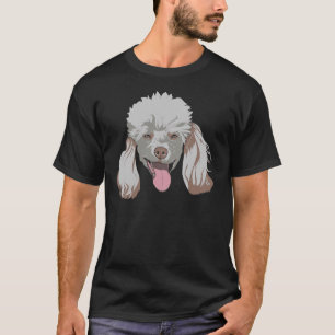 T-shirt Poodle Head Amoureux des animaux Keeper Propriétai
