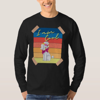 T-shirt Poodle Je suis Cool